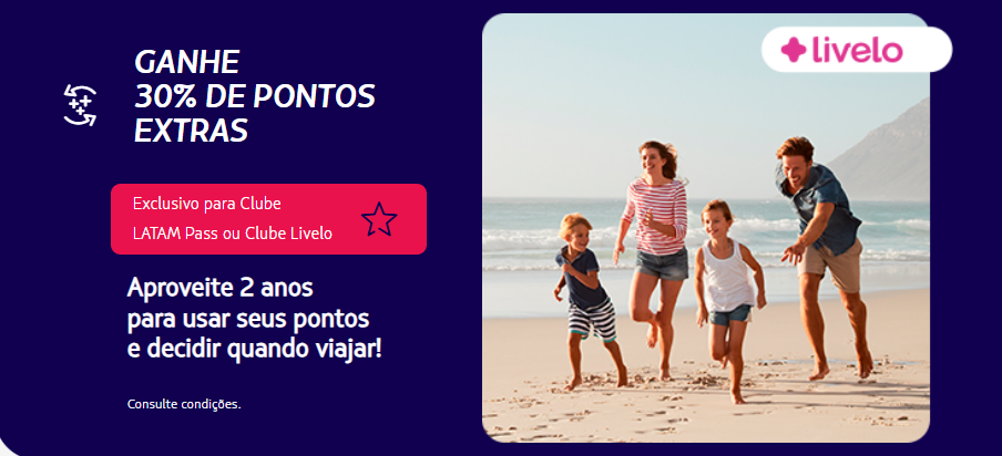 imagem promoção livelo para latam
